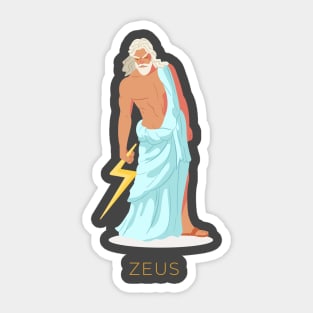 Zeus Greek Mythology Sticker